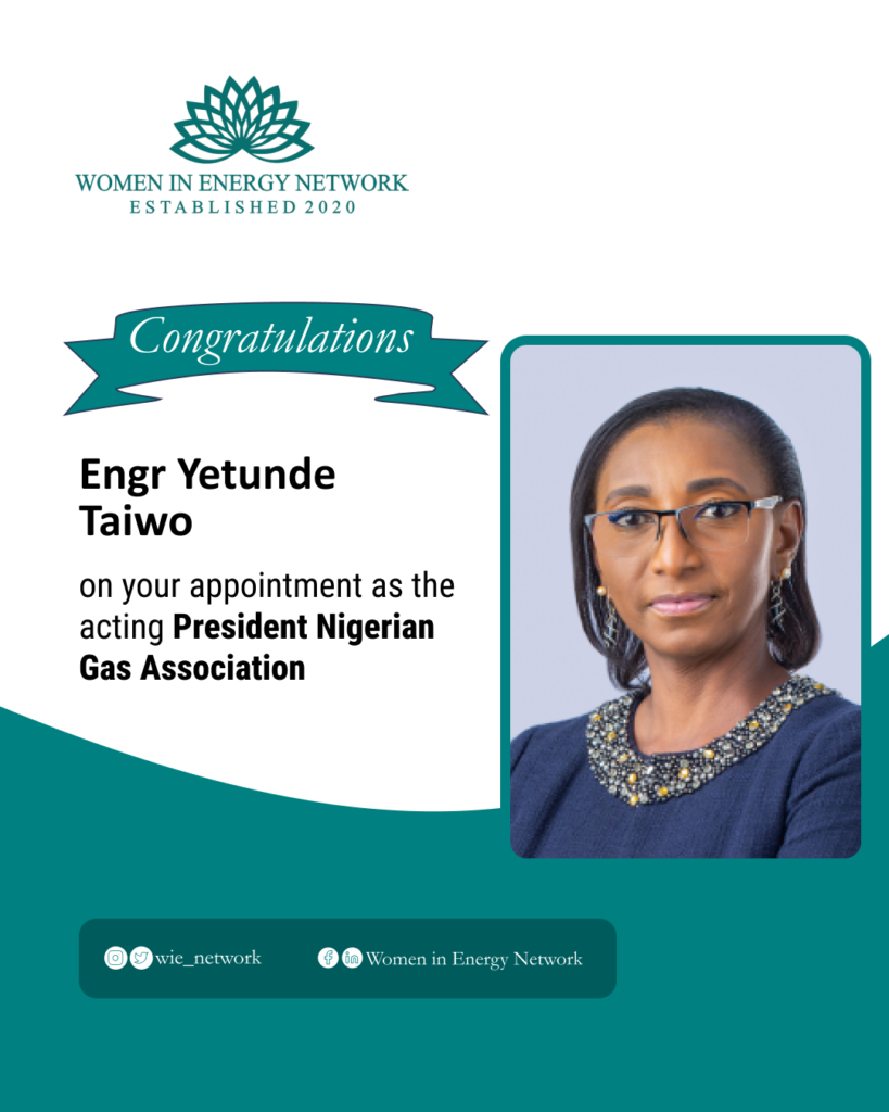 WIEN Congratulates Yetunde on NGA