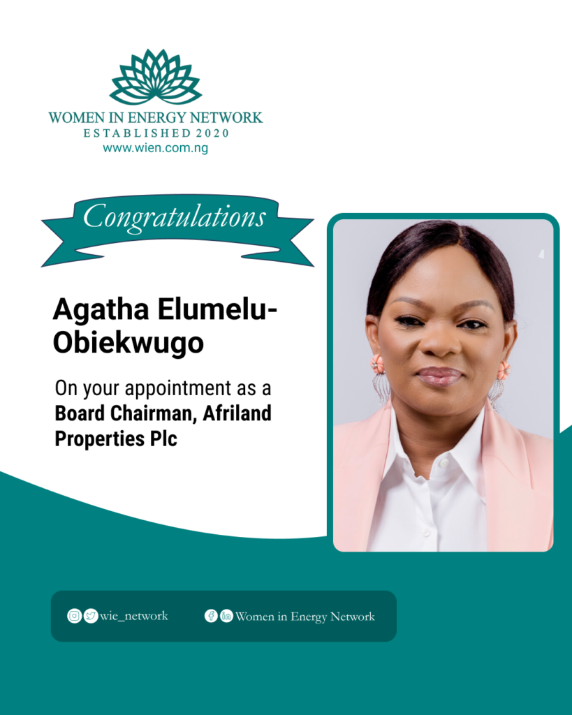 WIEN Congrats Agatha Elumelu-Obiekwugo